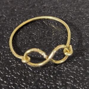 Elegant Gold Infinity Ring
